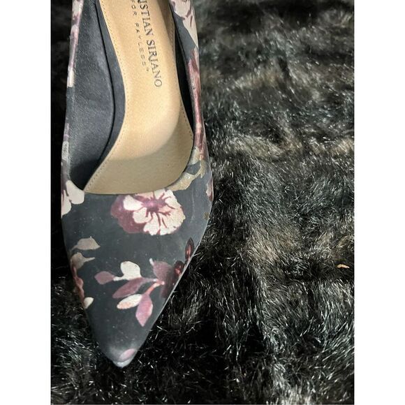 Christian Siriano Floral Patterned Heels- Size 6 - Picture 4 of 6